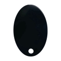 Bild 2 von Alu Hundemarke Oval, schwarz, inkl. einseitiger Gravur